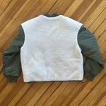 ASTR  The Label Tegan Mixed Media Jacket in Olive/Cream Size M NWOT Photo 3