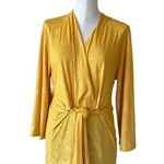 ZARA NWOT Yellow Knotted Jacquard Dress Size S Ref 4886/452 Photo 5