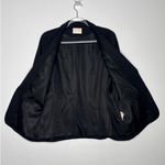 Pendleton Vintage 1980s  Black Virgin Wool Blazer USA Made medium Photo 5