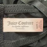Juicy Couture  Sheer Black Lingerie Teddy Babydoll Set Size Large NWT #7787 Photo 8