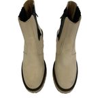 Free People  Boots 36.5‎ Tan Ankle Leather Block Heel Boho Festival Photo 7