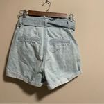 EXPRESS Paperbag Belt Super High Rise Shortie Short- Size 0 Photo 4