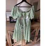Princess Polly C59  NWT Let's Dance Mini Dress Green Floral Size 12 Photo 9