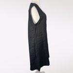 Flax Black Linen Midi Dress  Small Photo 5