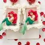 The Little Mermaid Earrings Red Photo 0