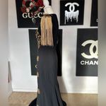 NWOT Evening Gown in Black & Gold Size 4 Photo 1