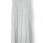 Old Navy White Cami Maxi Dress with Pockets Size Medium Photo 0