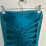 COLORS Teal Strapless Mermaid Lace Photo 6