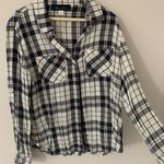 Blue Rain Black and white Flannel shirt Photo 0