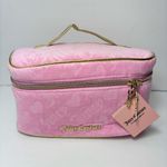 Juicy Couture Travel Makeup Cosmetics Bag Toiletries Train Case Organizer Photo 1