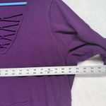 Torrid  Purple Knit Dress Plus Size 5X Criss Cross V‎ Neck 3/4 Sleeve Photo 1