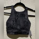 Lululemon NWT Energy High Neck Longline Bra Ombre Black Graphic Crop Top Size 2 Photo 4
