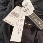 La Blanca Island Goddess Lingerie One Piece Swimsuit, Black, Size 22W, NWT Photo 6