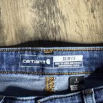 Carhartt Women's Classic Blue Straight Leg Slim Fit Jeans Photo 1