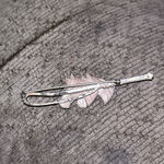 None Vintage Silver Horse Head Brooch Photo 3