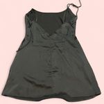 Nasty Gal Black satin dress from  Photo 1