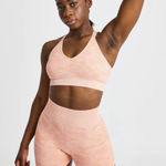 AYBL Evolve Camo Seamless Shorts - Peach Photo 0