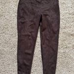 Stoosh NEW  Women’s Microsuede Stretch Pull On Slim Pants Brown Size XL Photo 0