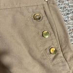 Kate Spade  Khaki Beige Pull On 3-Button Pants- Size 4 Photo 7
