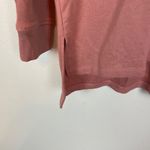 Victoria's Secret ‎ Sport Woman's M PinkCut Out Neck Oversized Tunic Sweatshirt Photo 3