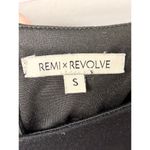 REMI x REVOLVE Jamie Sheer Mesh Square Neck Bodycon Midi Dress Black Women's S Photo 3