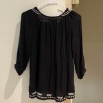 Urban Outfitters Ecote Black emboraided boho Top Blouse Photo 3