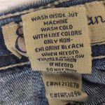 Y2K Vintage Earl Jean Bedazled Lace Detail Capri Cut Medium Wash Jeans Size 8 Blue Photo 3