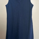Chico's ‎ Navy Textured Sleeveless Dress | 0 Photo 0