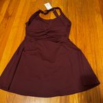 Halara  Sports Tank Top Athletic Dress Maroon Large NWT Photo 2