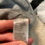 Lea & Viola  Lounge Size Small Long Sleeve‎ Top Eyelet Puff Sleeve Photo 3