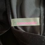 Commando  Velvet Crewneck Sweatshirt Smocked Medium Black Photo 4