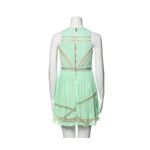 Three Floor $350  Mini Mint Dress Sleeveless Size 6 / S Photo 8