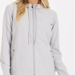 Vuori  Outdoor Trainer Shell Lightweight Windbreaker Running Jacket Light Gray S Photo 0