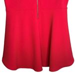 Torrid Fuchsia Pink Passion Textured Ponte Hi Lo Peplum Top Size 3/3X #12576096 Photo 8