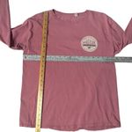 None WHISTLER CANADA Long Sleeve Graphic T Shirt Mauve Cotton UNISEX Size Medium Photo 4