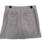 Athleta Momentum Skort Size 10 Light Gray Performance Stretch Built-In Shorts Photo 1