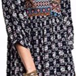 Umgee  Boho Babydoll Patterned Festival Dress L Photo 0