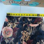 Abercrombie & Fitch Abercrombie Abstract Floral Legging Pants Zipper Detail Womens Medium Photo 4