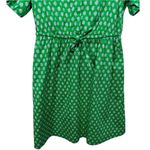 J.Crew Short Sleeve Collared Mini Button Up Shirt Dress Kelly Green Size 6 Photo 10