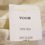 💕VOOM💕 100% Silk Lime Green Midi Dress Size M Photo 4