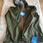 Columbia  Sportswear Womens Size Medium XL Jacket Hooded Green Nylon Lightweight‎ Photo 10