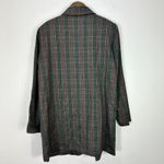 NYCC Plaid Blazer 14/16 Brown Green Oversized Academia Preppy Retro Vintage Photo 6