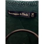 Abercrombie & Fitch Women's M Plunge Neck Wrap Bodysuit Emerald Green Polka Dot Photo 4