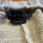 Hatch Maternity Cropped Sweatpants in Blue Size 0 White Photo 4