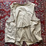 Victoria Jones  Woman Safari African Elephant Giraffe Zebra Embroidered Vest 3X Photo 4