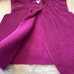 Dress Barn  Woman Size 1X Purple Short Sleeve Knit Sweater Retro Button Cute Chic Photo 6