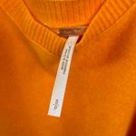 Free People NWT Nuna Pullover sweater bright marigold Photo 2