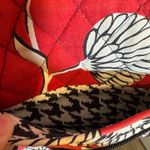 Vera Bradley Crossbody Red Black and White Floral Pattern Deco Daisy Houndstooth Photo 7