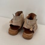 Musse & Cloud Anthro  Leather Studded Peep Toe Booties Size 38 Photo 3