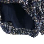 Charter Club SZ 18 Tweed Shorts High-Rise Lined Color Therapy Navy Blue Pockets Photo 2